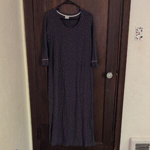 Soma Purple Polka Dot Nightgown Size Small